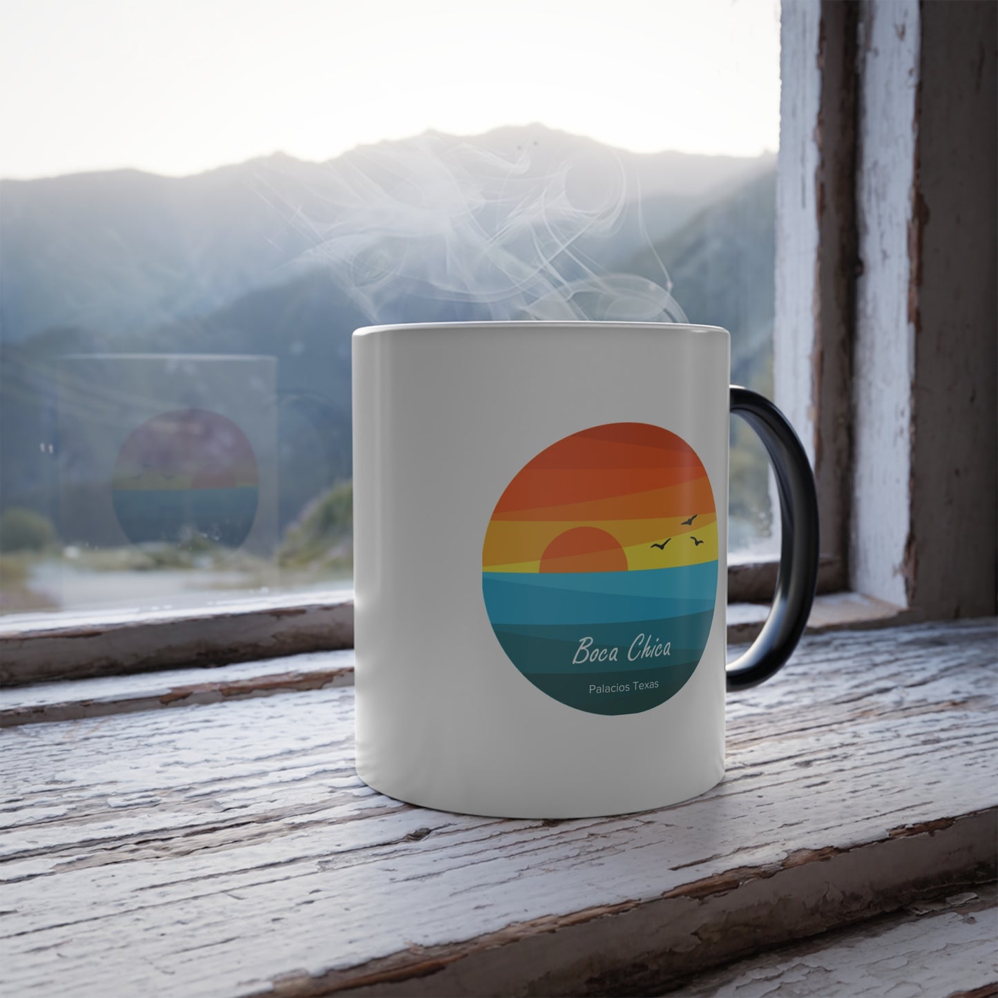 Boca Sign Logo Color Morphing Mug, 11oz